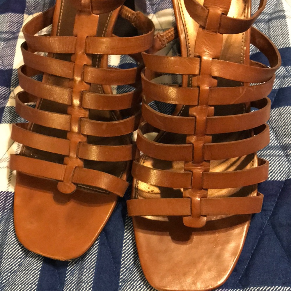 Bandolino Brown Strappy Sandal